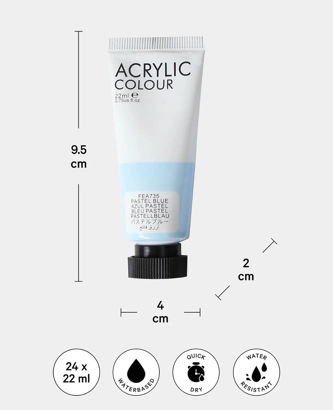 Acryl Set, 24 x 22 ml