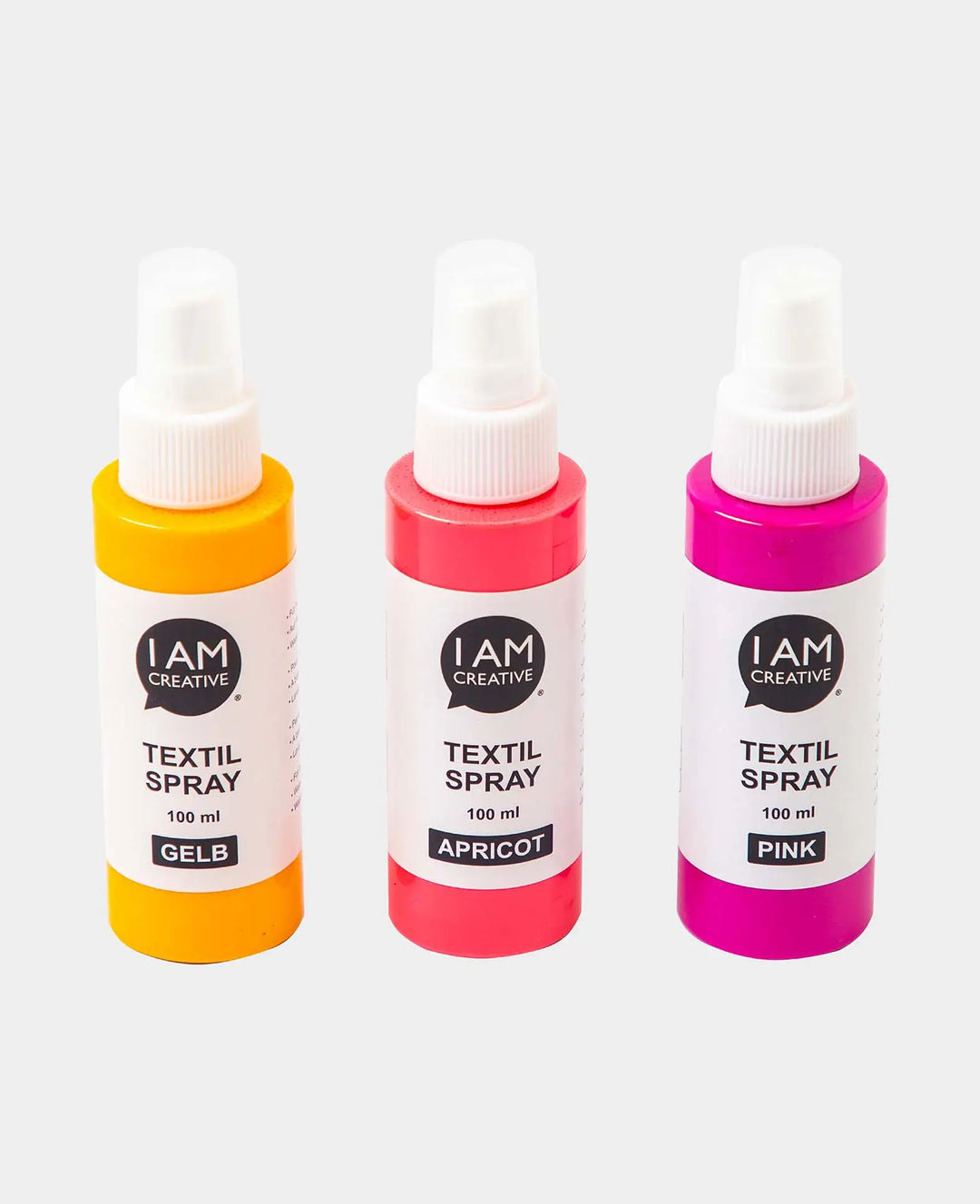 Textile Spray Set Fresh, yellow, pink, 100ml, 3 pcs.