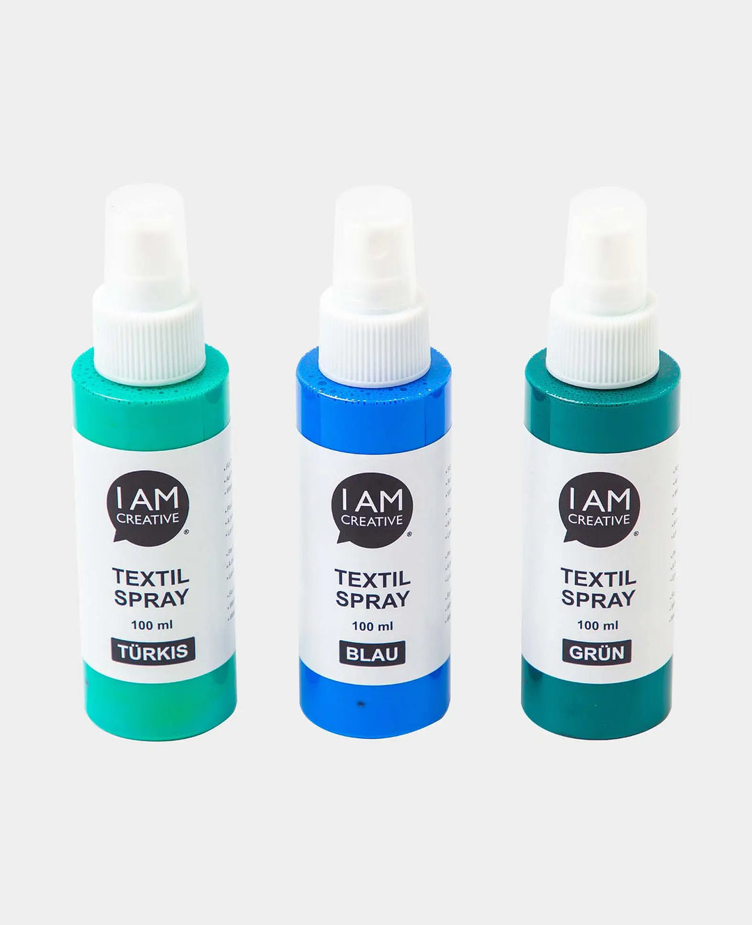Textilspray Set Ocean, türkis, grün, blau, 100ml, 3 Stk.