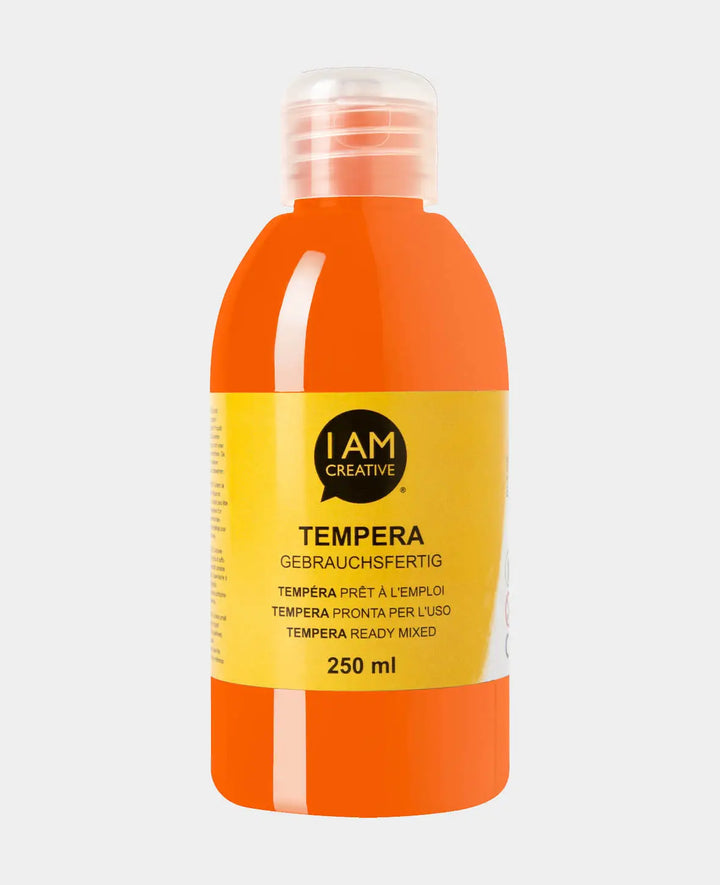 Temperafarbe, Orange, 250 ml