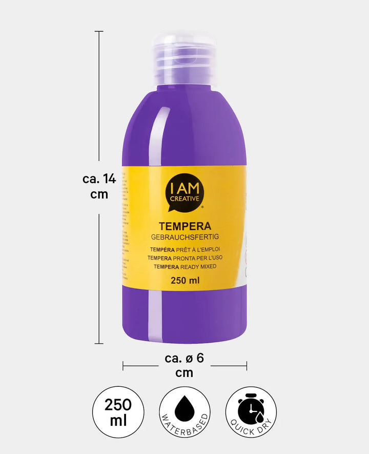 Temperafarbe, Violett, 250 ml