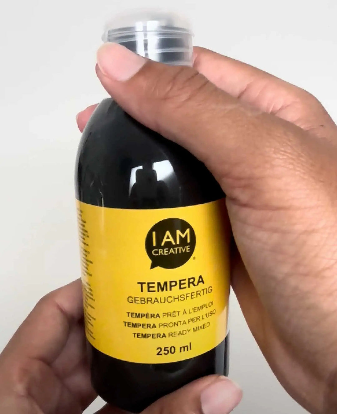 Peinture à la tempéra, noir, 250 ml