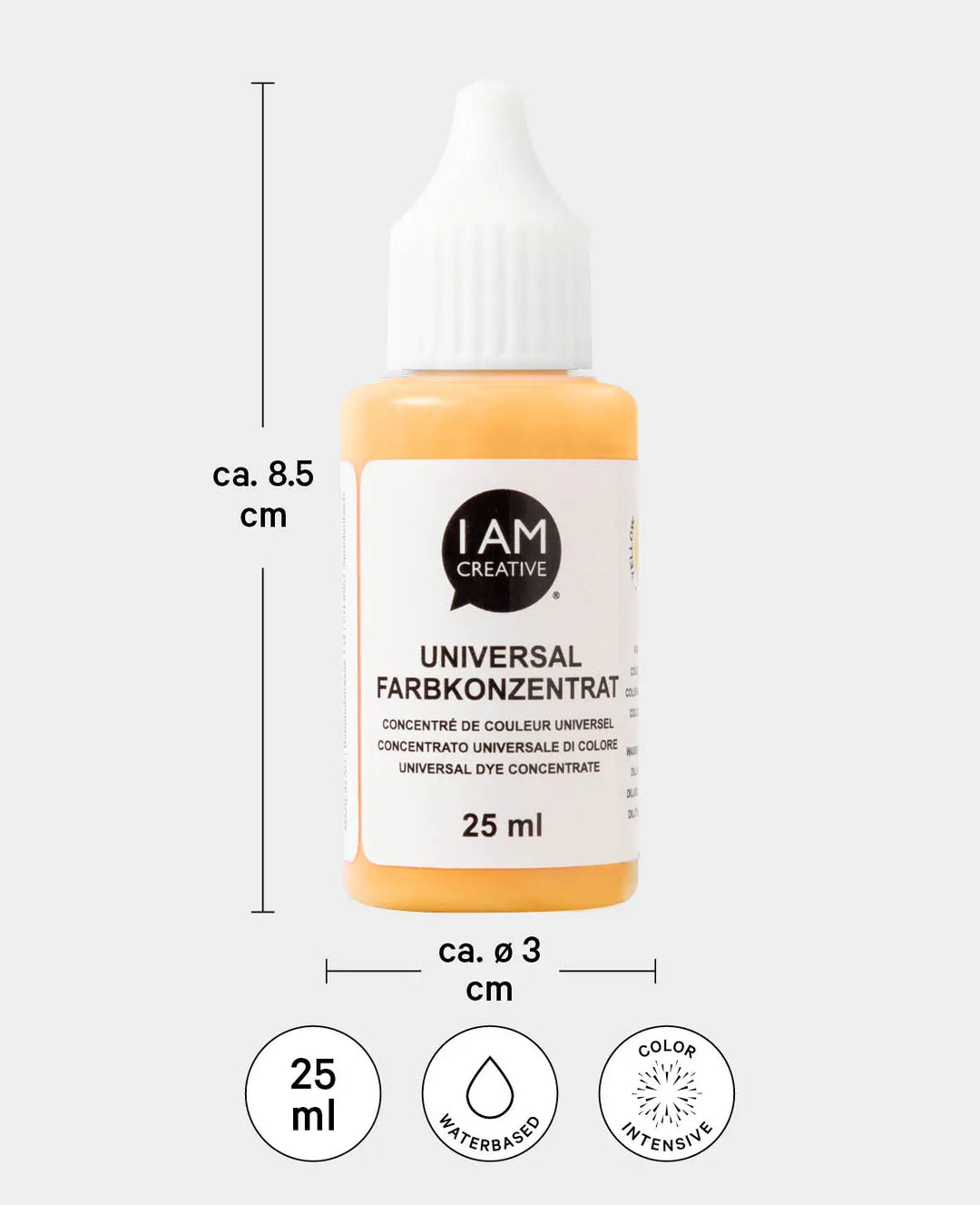 Universal-Farbkonzentrat, Sonnengelb, 25 ml