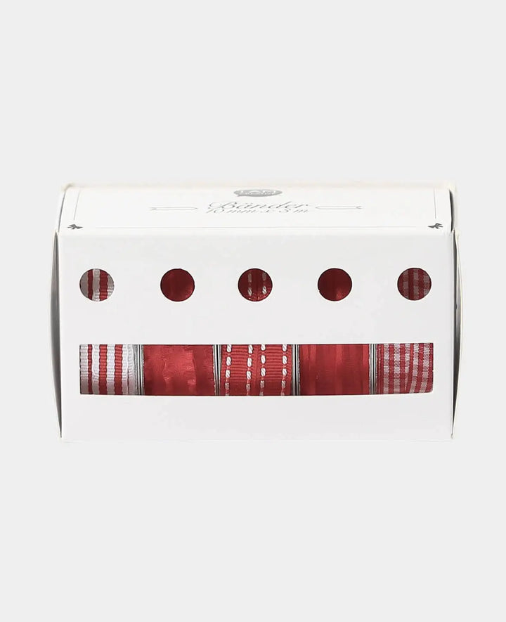 Gift Ribbons with Box, Red, 10 mm x 3 m