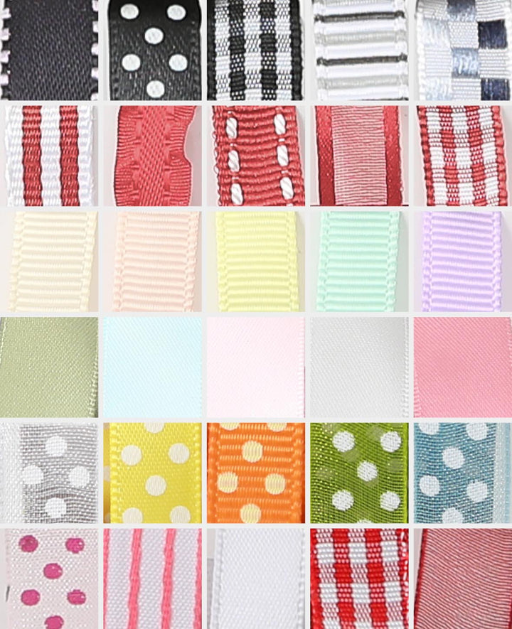 Gift Ribbons with Box, Red, 10 mm x 3 m