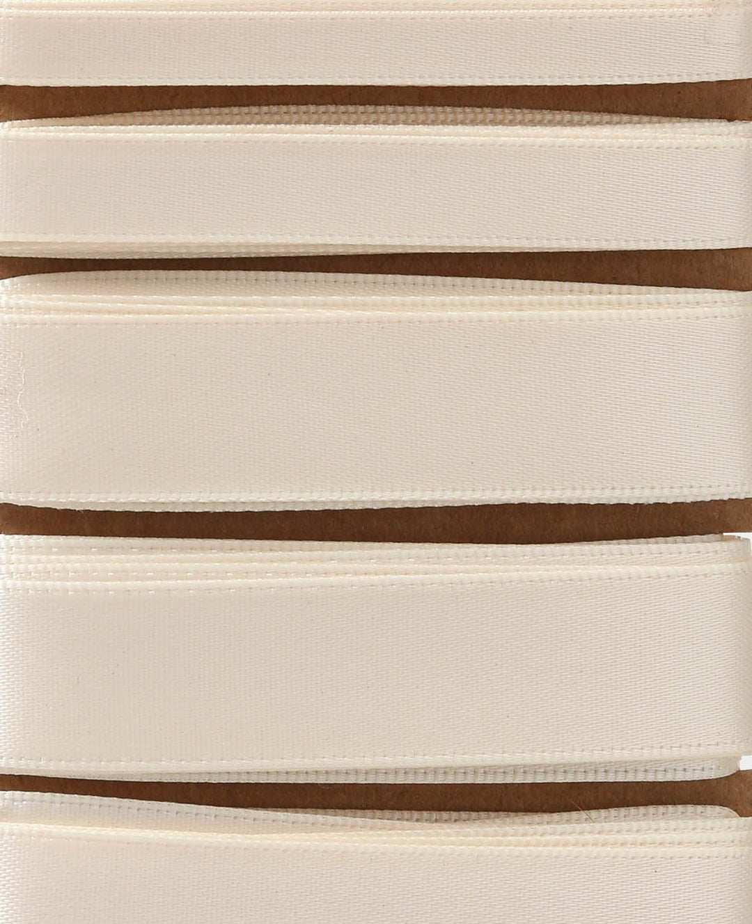 Satin ribbon 6 x 2 m, cream
