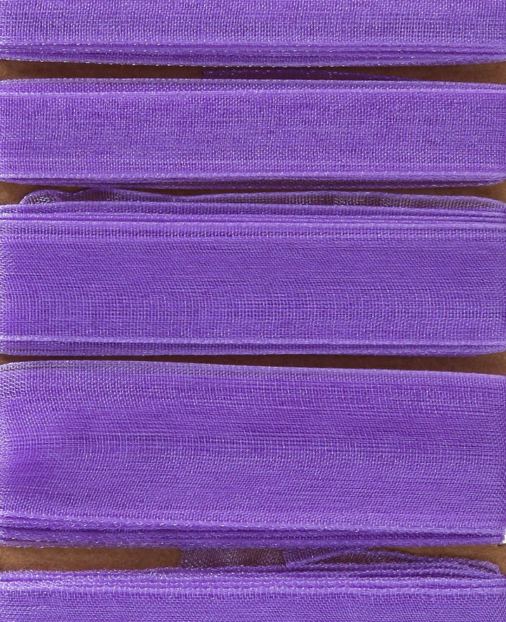 Organza ribbon 6 x 2 m, lavender