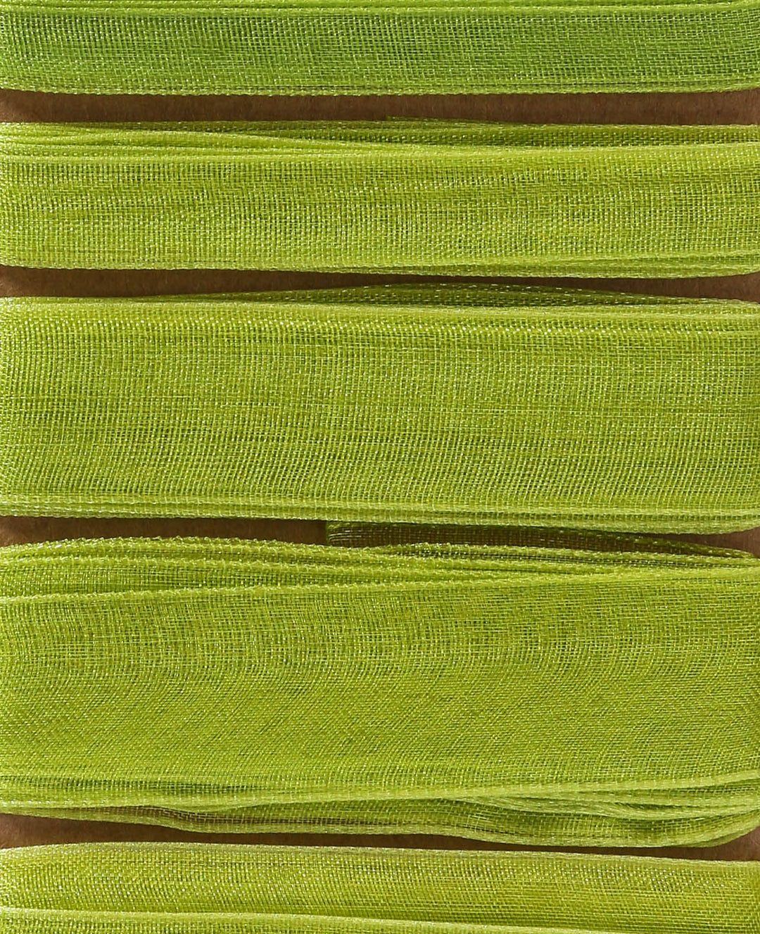 Organza ribbon 6 x 2 m, green