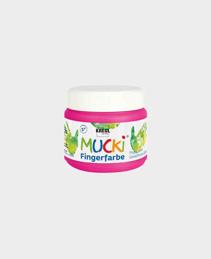 MUCKI Peinture au doigt rose 150 ml
