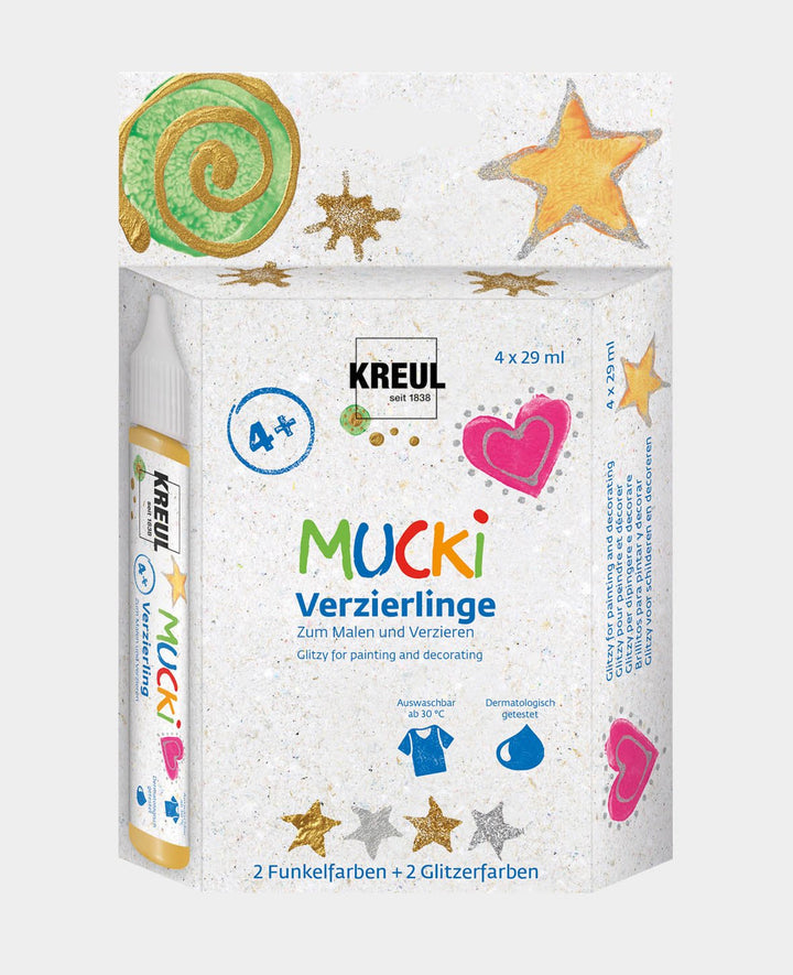 MUCKI Décorations lot de 4