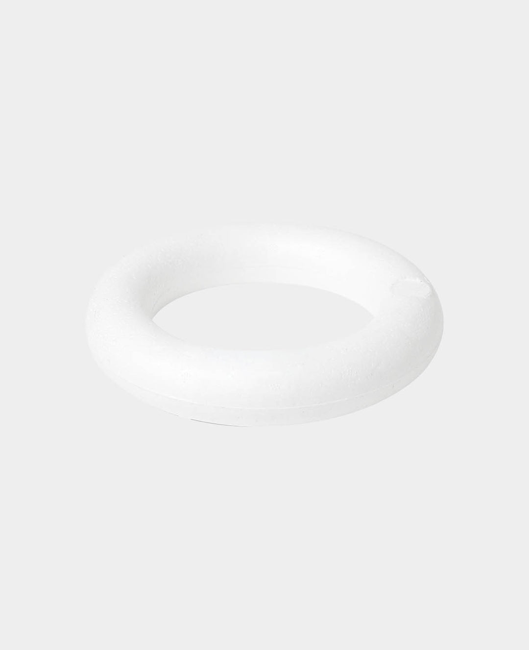 Polystyrene Ring, White, ø 17 cm