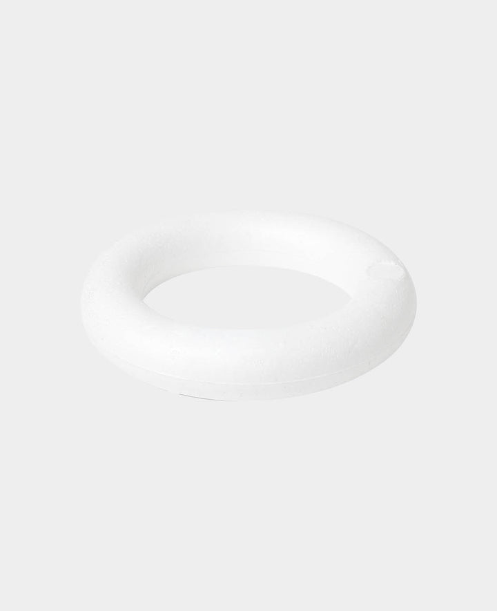 Polystyrene Ring, White, ø 17 cm