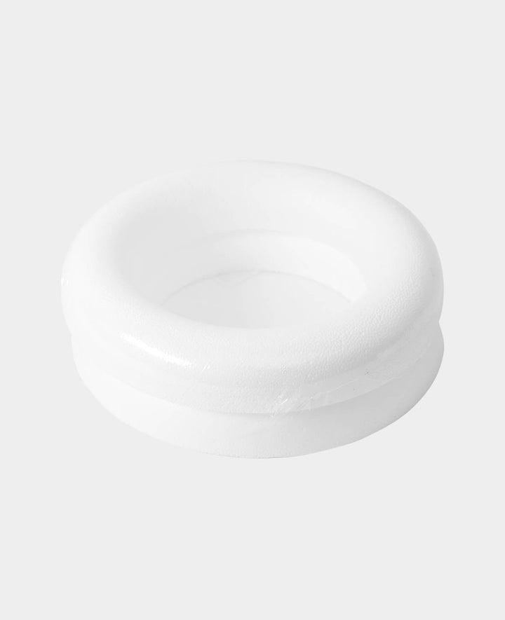 Demi-cercle en polystyrène, demi-anneau en Sagex, blanc, ø 25 cm, 2 pces.