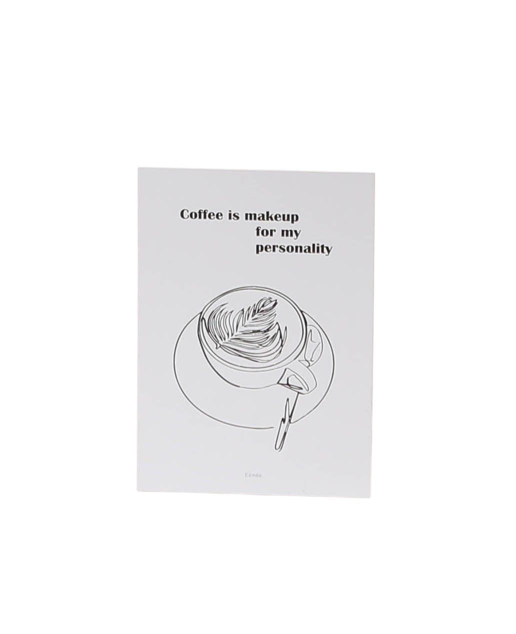 Postkarte, coffee
