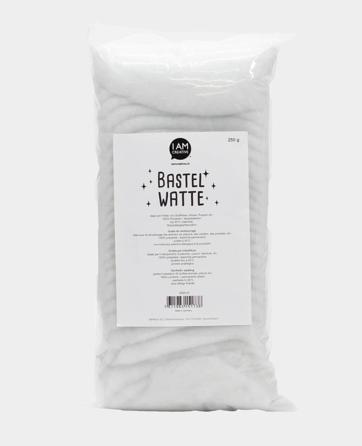 Ouate de bricolage blanche, 250 g