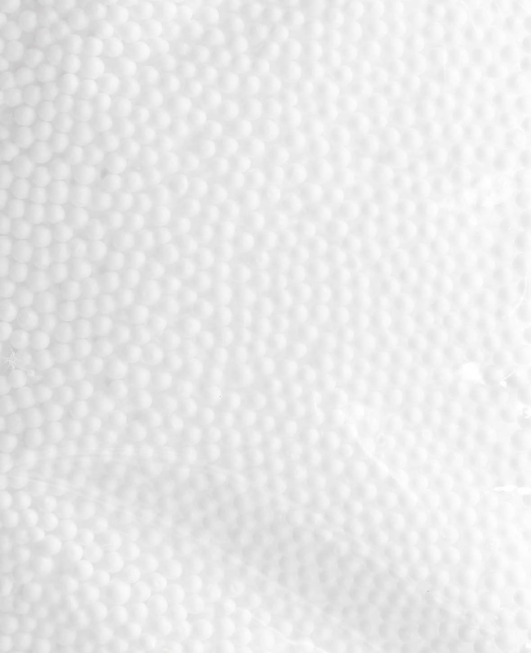 Styrofoam balls, bead size 3 mm, white, 5 liters