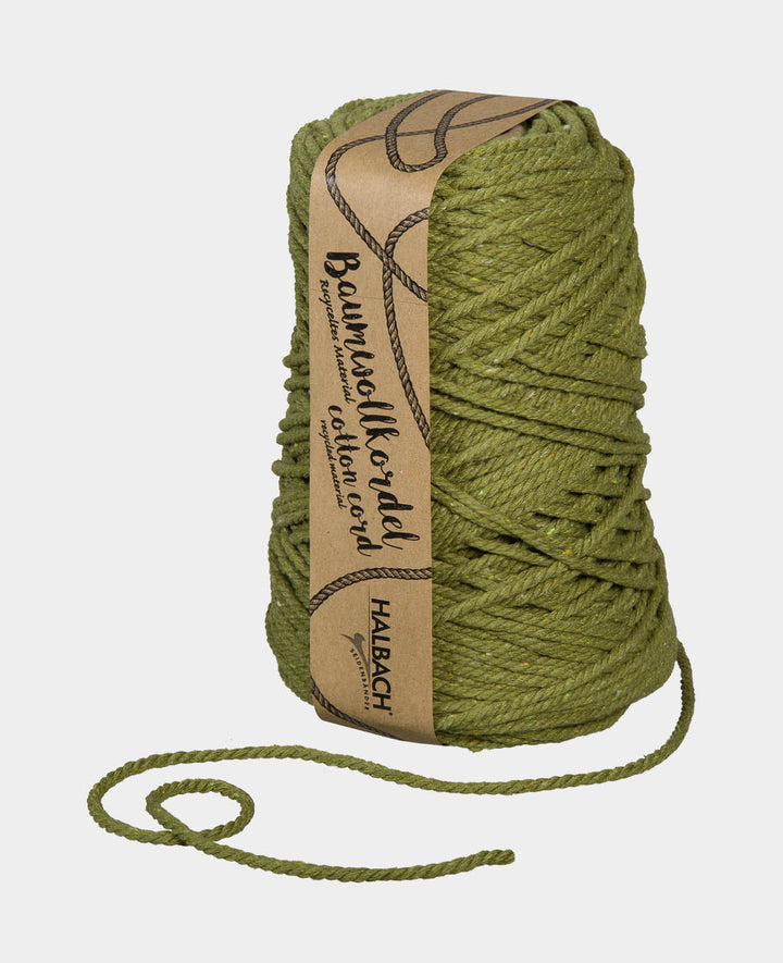 Cordon en coton ø 5 mm / env. 80 m, vert olive