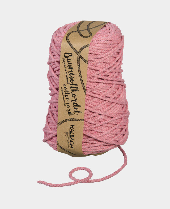 Cotton cord ø 5 mm / approx. 80 m, pink