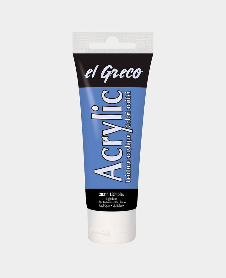 el Greco Acrylique 75ml, Bleu Clair