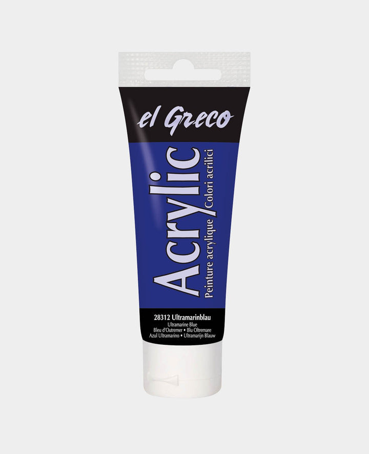 el Greco Acryl 75ml, Bleu outremer