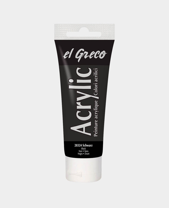 el Greco Acryl 75ml,Noir