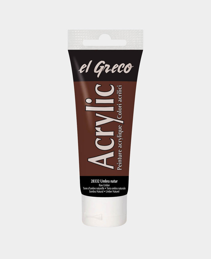 el Greco Acryl 75ml, Natur Umbra
