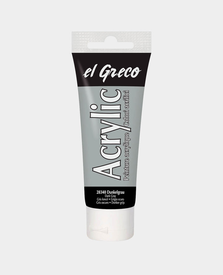 el Greco Acryl 75ml, Gris foncé