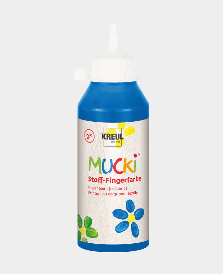 MUCKI Fabric Finger Paint Blue 250 ml