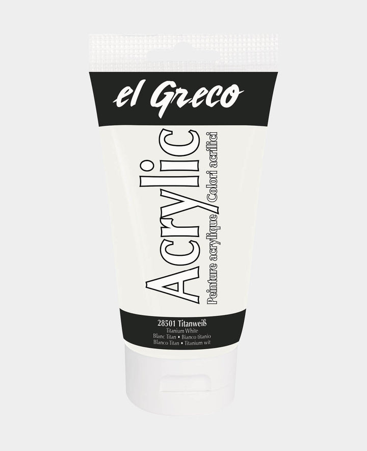 el Greco Acryl 150ml,Titanweiß