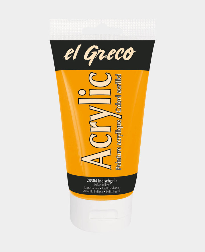 el Greco Acryl 150ml,Jaune indien
