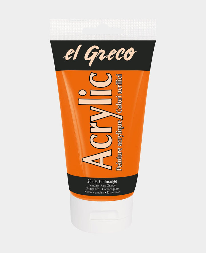 el Greco Acryl 150ml,Echtorange
