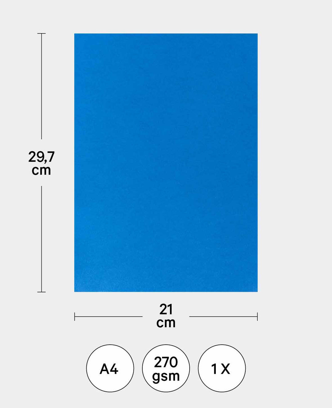 Fotokarton, Fuchsia, 210 × 297 mm (A4), 270 g/m², 1 Blatt