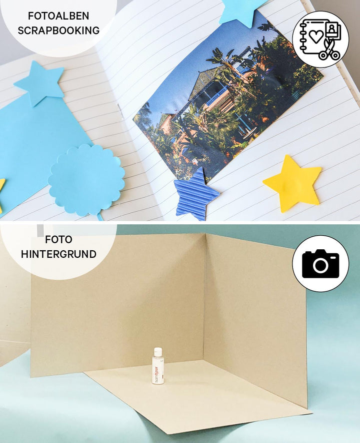 Fotokarton Block A4, 21 x 29.7 cm (A4), 270 g/m², 10 Blatt