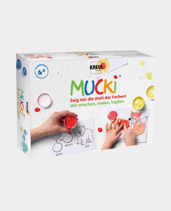 MUCKI FarbenSpielKiste Wir mischen, malen, tupfen.