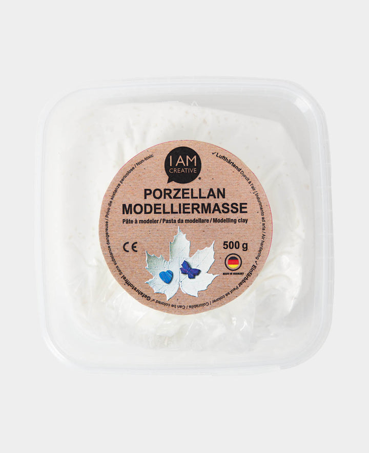 Porcelain Modeling Clay, Modeling Clay, White, 12.8 x 12.8 x 6 cm, 500 g