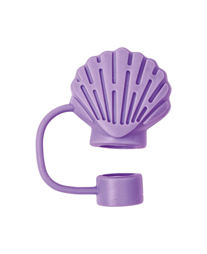 Cache-paille en silicone Coquillage – Compatible avec les tasses Stanley, Violet