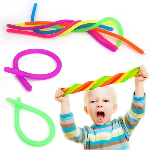 Anti-Stress Silicone Bubbles Pop It Fidget Games, Colorful, 35-Piece.
