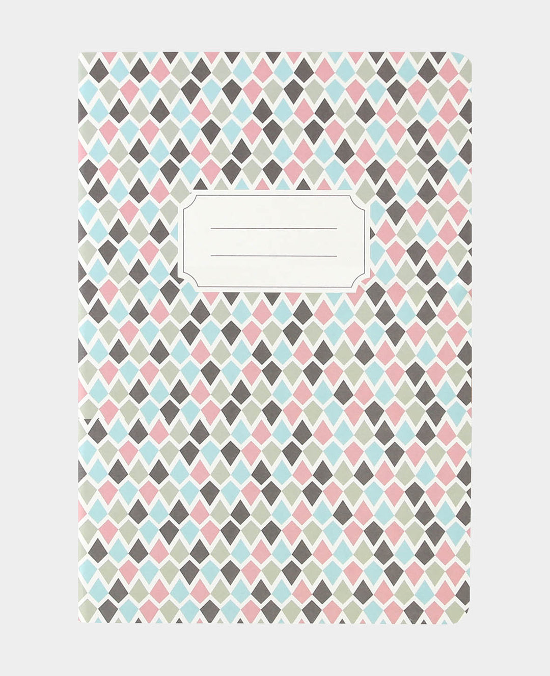 Notebook, A5, with checkered pages, Colorful, 60 sheets