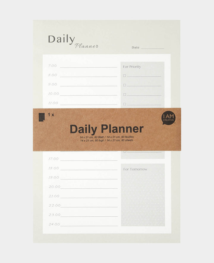 Agenda journalier, Vert, 14 x 21 cm, 80 feuilles