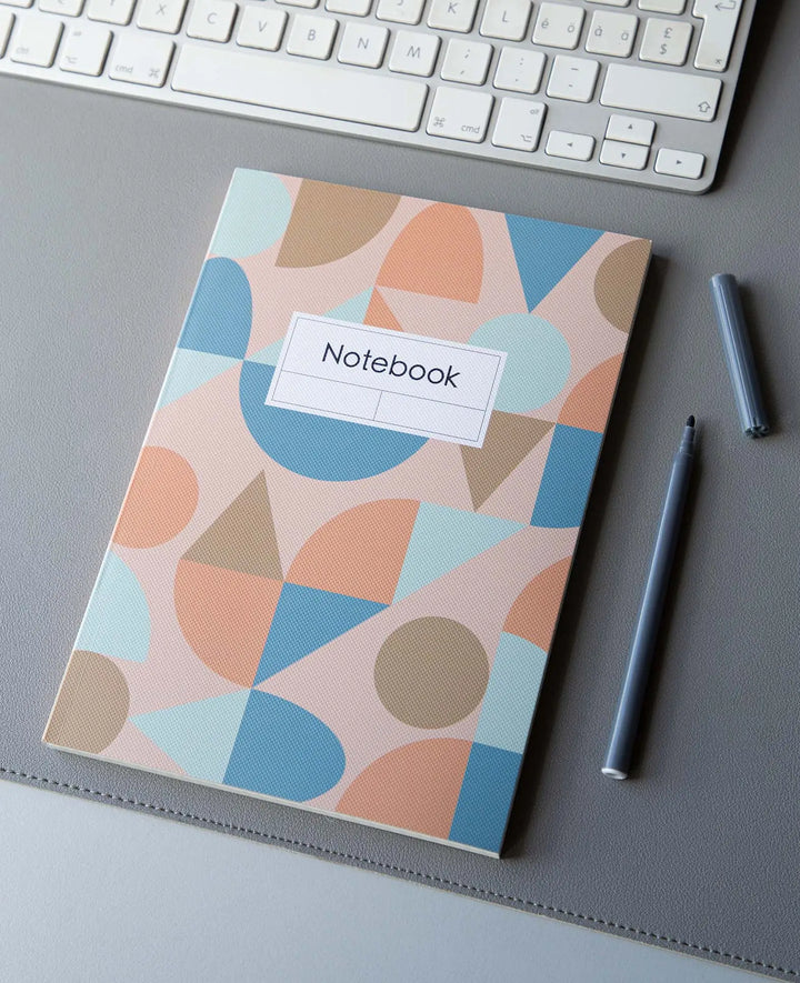Carnet de notes, A5, feuilles quadrillées, rose, 80 g/m², 148 x 210 mm, 80 feuilles