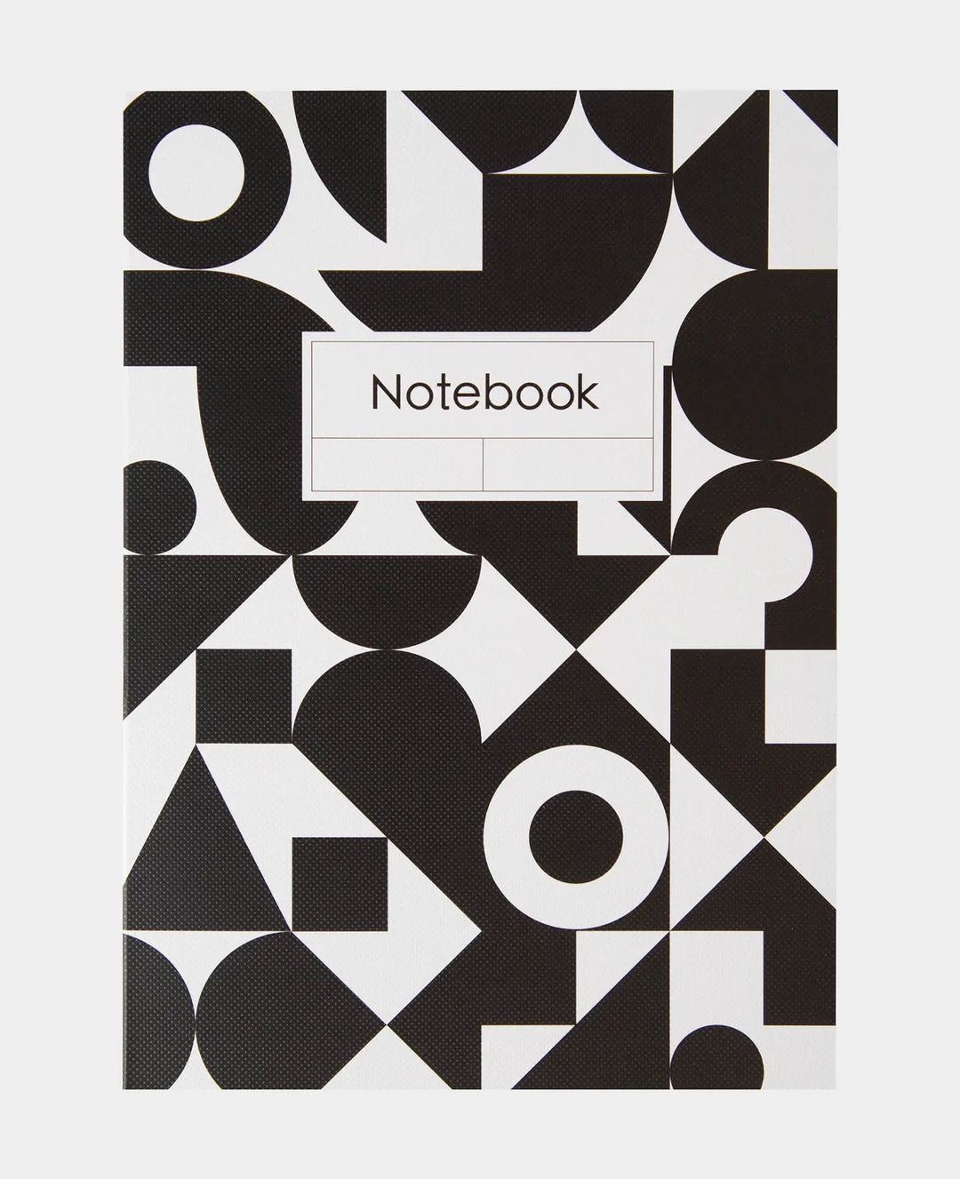 Carnet de notes, A5, quadrillé, noir/blanc, 80 g/m², 148 x 210 mm, 80 feuilles