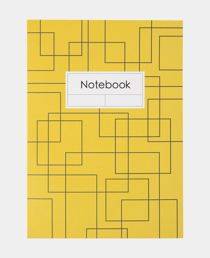 Notebook, A5, Squared Notebook, yellow, 80 gsm, 148 x 210 mm, 80 sheets