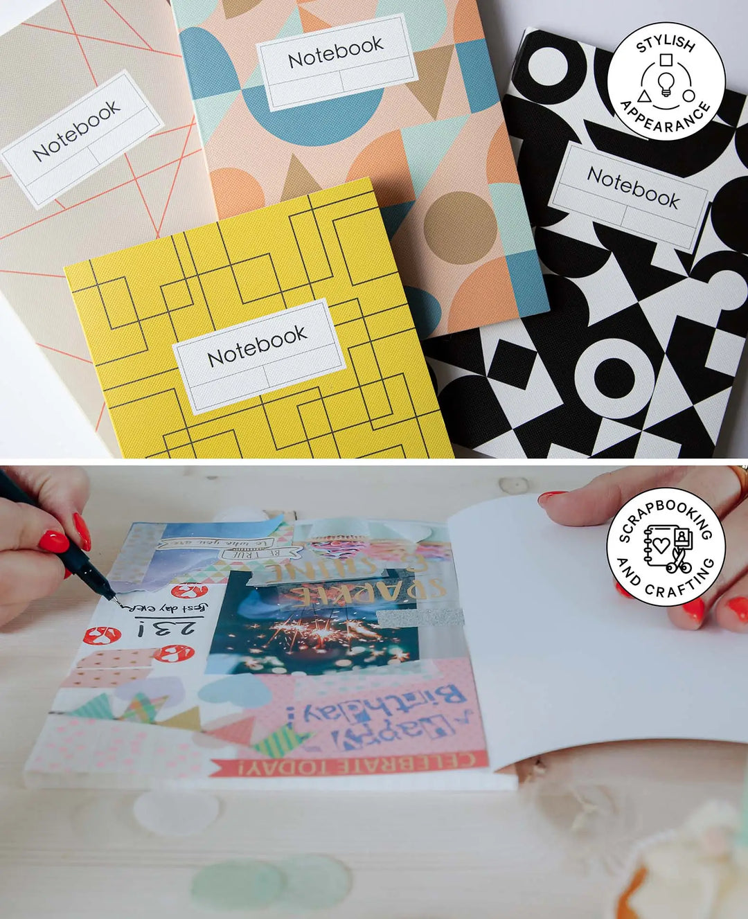 Notebook, A5, Squared Notebook, yellow, 80 gsm, 148 x 210 mm, 80 sheets