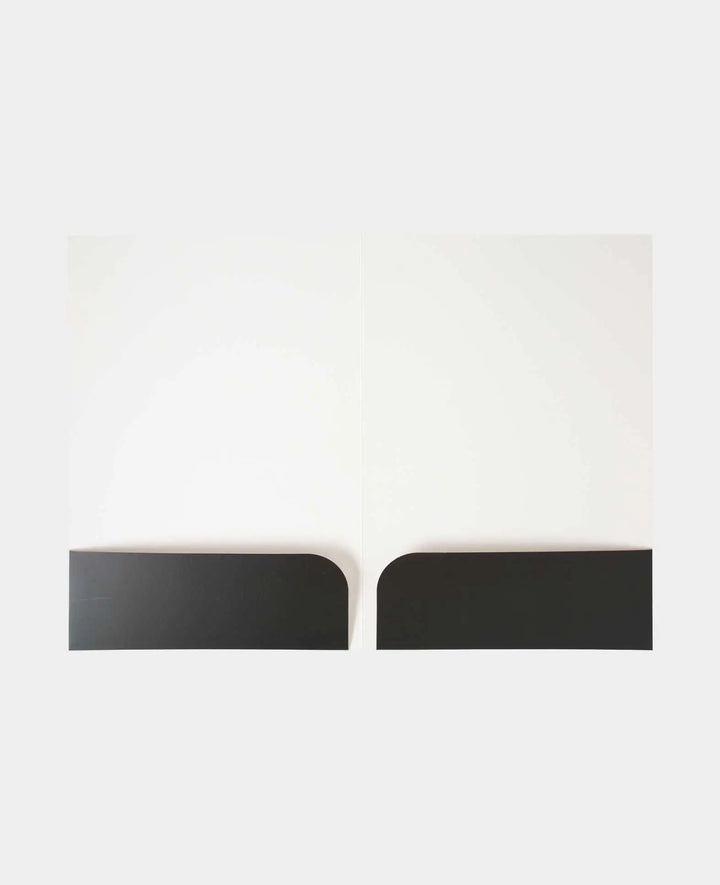 Document wallet A4, black/white, 22 x 31 cm, 2 pieces