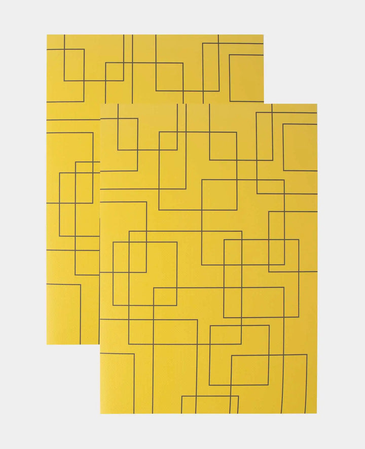 Document Wallets A4, yellow, 22 x 31 cm, 2 pieces
