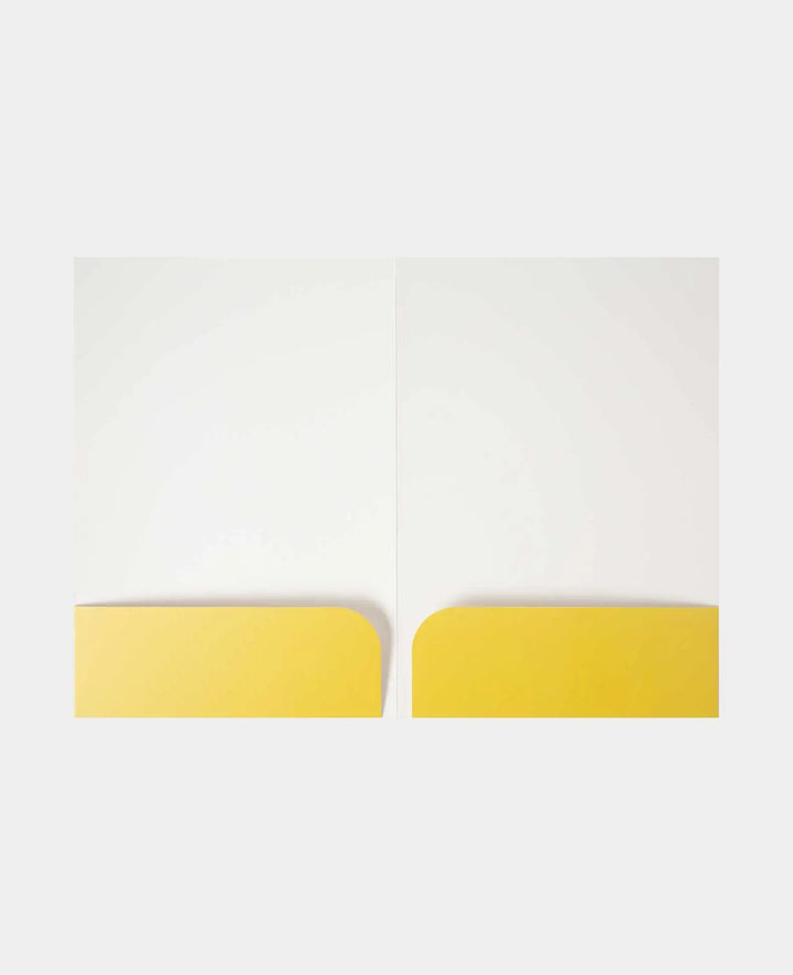 Document Wallets A4, yellow, 22 x 31 cm, 2 pieces