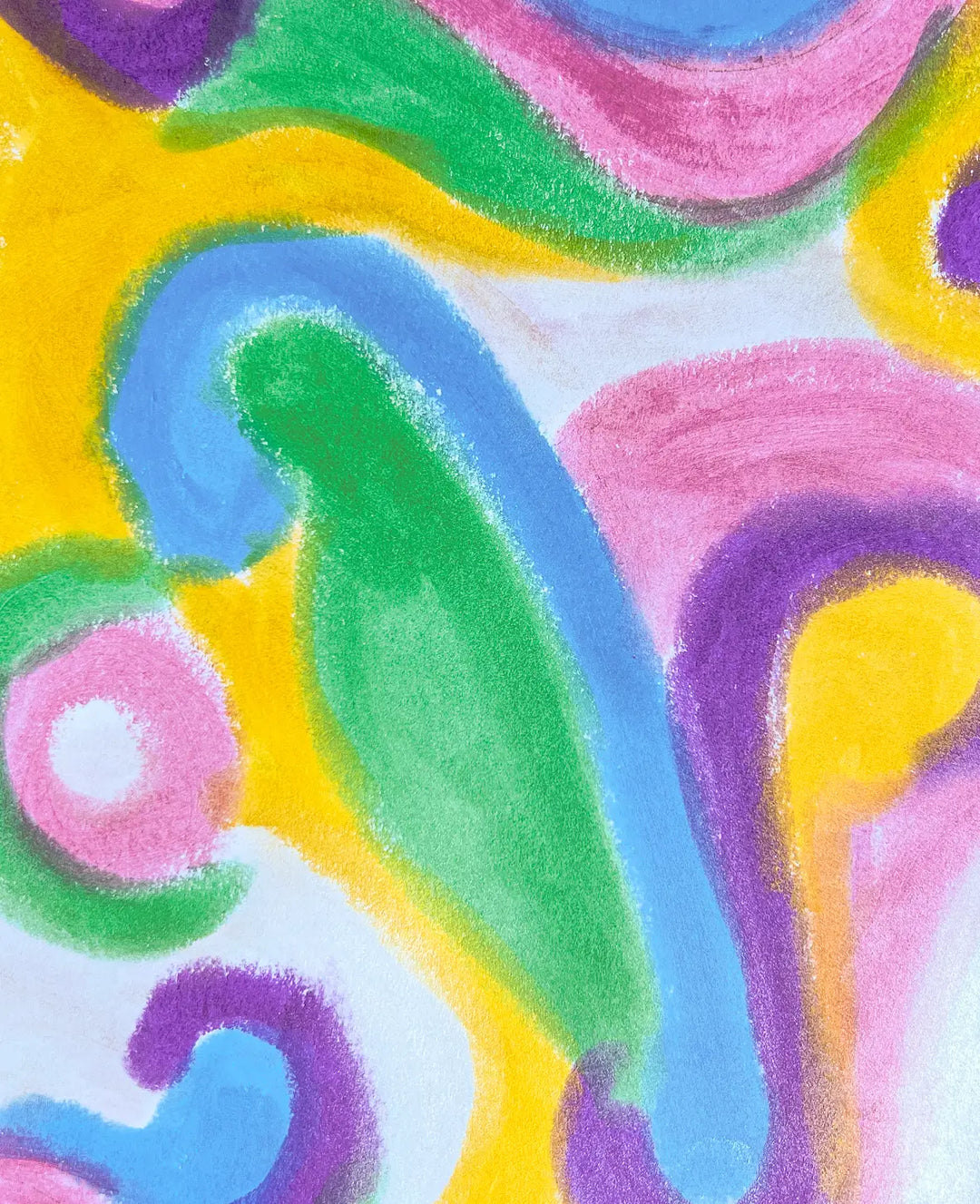 Metallic Wax Crayons, 1 Set with 6 Colours