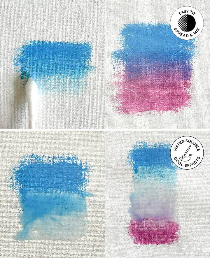 Metallic Wax Crayons, 1 Set with 6 Colours