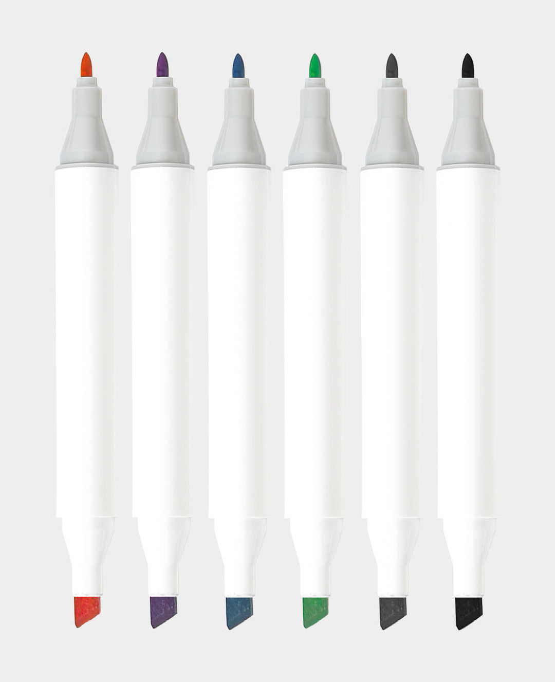 Dual Tip Markers, 6 pcs.