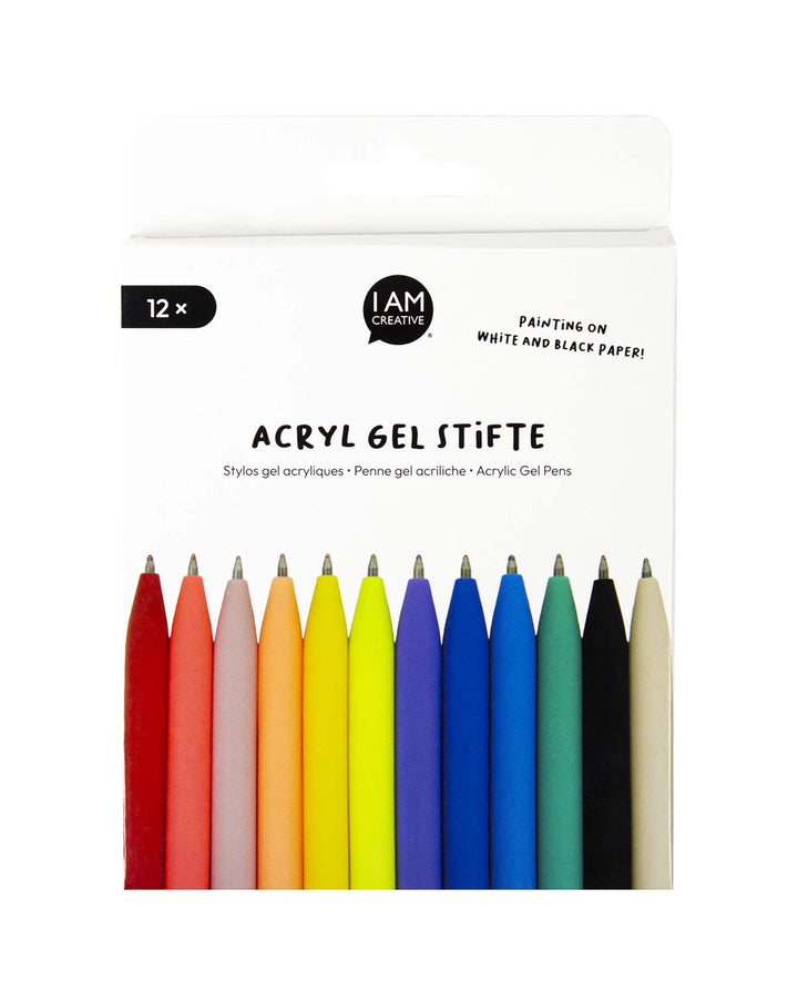 Acryl Gel Stifte für helle und dunkle Papiere